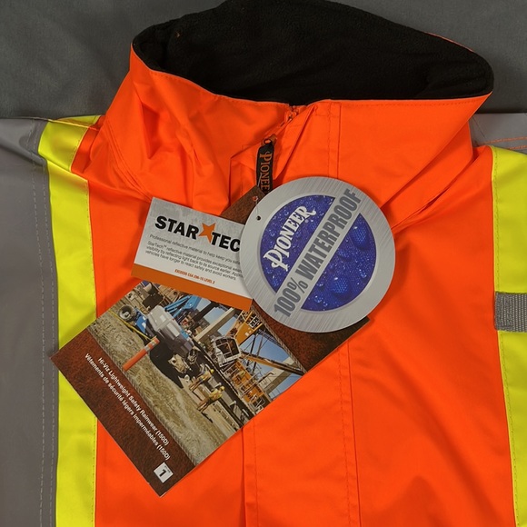 Pioneer Hi-Viz Light Weight Safety Rain Wear (150D) | XL - Picture 3 of 5